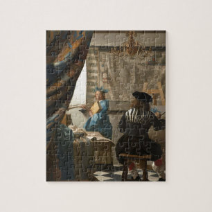 Johannes Vermeer - De kunst van het schilderen Legpuzzel