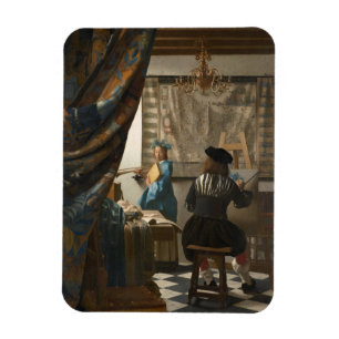 Johannes Vermeer, De kunst van het schilderen Magneet