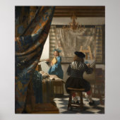 Johannes Vermeer, De kunst van het schilderen Poster (Voorkant)