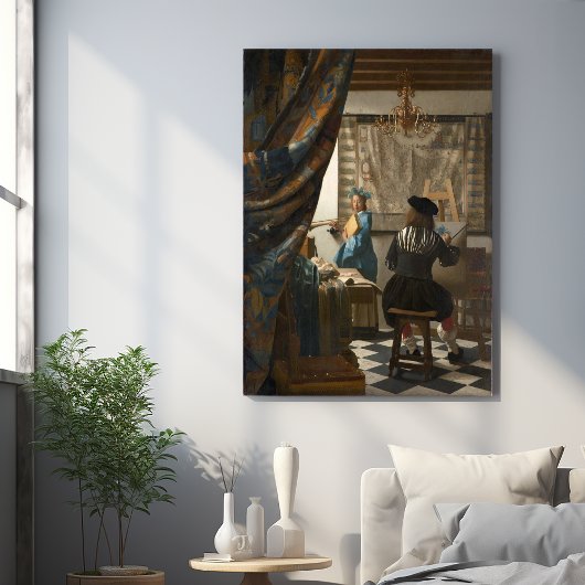 Johannes Vermeer, De kunst van het schilderen Poster