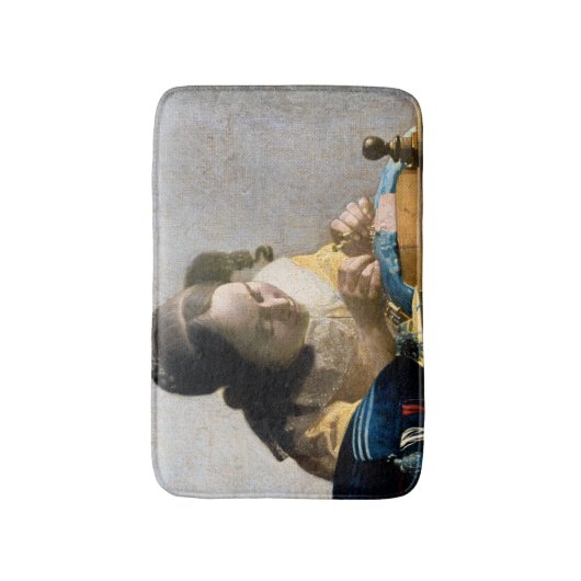 Johannes Vermeer - De Lacemaker Badmat (Voorkant Verticaal)