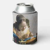 Johannes Vermeer - De Lacemaker Blikjeskoeler (Blikje Achterkant)