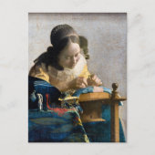Johannes Vermeer - De Lacemaker Briefkaart (Voorkant)
