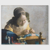 Johannes Vermeer - De Lacemaker Cadeaupapier (Vlak)