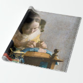 Johannes Vermeer - De Lacemaker Cadeaupapier (Uitgerold)