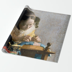 Johannes Vermeer - De Lacemaker Cadeaupapier