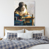 Johannes Vermeer - De Lacemaker Canvas Afdruk (Insitu (Slaapkamer))