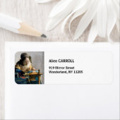 Johannes Vermeer - De Lacemaker Etiket (Insitu)