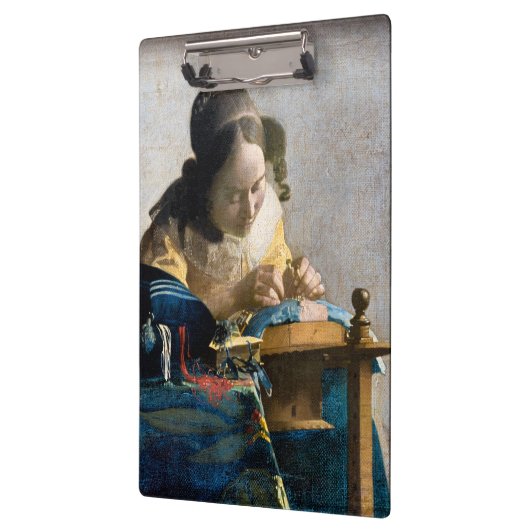 Johannes Vermeer - De Lacemaker Klembord (Links)