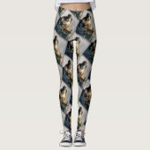 Johannes Vermeer - De Lacemaker Leggings (Voorkant)