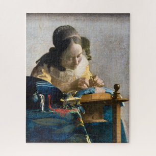 Johannes Vermeer - De Lacemaker Legpuzzel