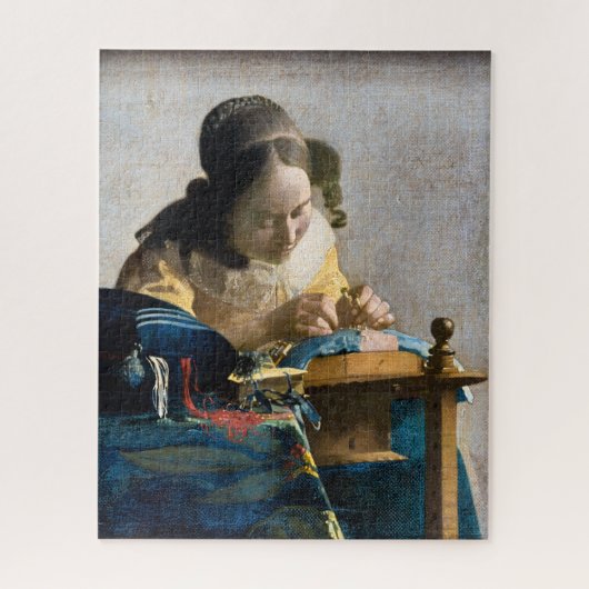 Johannes Vermeer - De Lacemaker Legpuzzel (Verticaal)