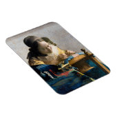 Johannes Vermeer - De Lacemaker Magneet (Rechterzijde)