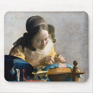 Johannes Vermeer - De Lacemaker Muismat