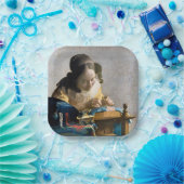 Johannes Vermeer - De Lacemaker Papieren Bordje (Feest)