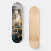Johannes Vermeer - De Lacemaker Persoonlijk Skateboard (Voorkant)