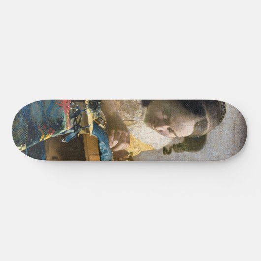 Johannes Vermeer - De Lacemaker Persoonlijk Skateboard (Horizontaal)