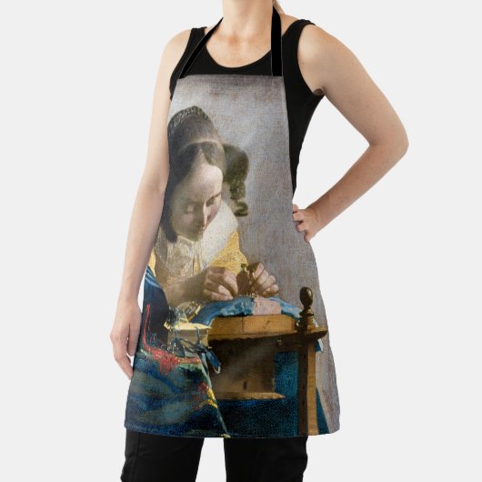 Johannes Vermeer - De Lacemaker Schort (Insitu)