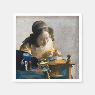 Johannes Vermeer - De Lacemaker Servet