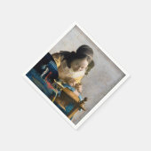 Johannes Vermeer - De Lacemaker Servet (Hoek)