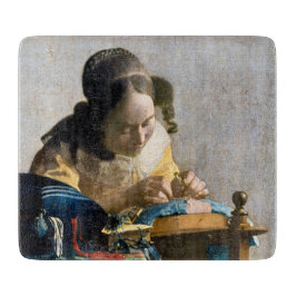 Johannes Vermeer - De Lacemaker Snijplank