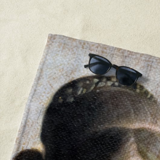 Johannes Vermeer - De Lacemaker Strandlaken (In situ)