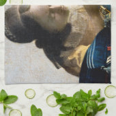 Johannes Vermeer - De Lacemaker Theedoek (Gevouwen)