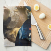 Johannes Vermeer - De Lacemaker Theedoek (Quarter Fold)