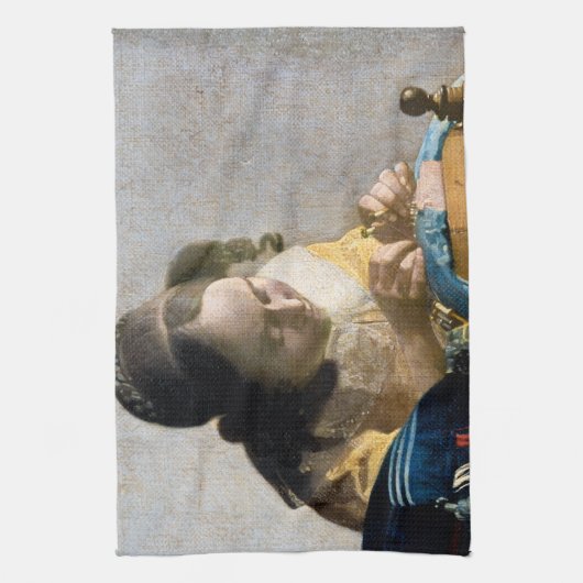 Johannes Vermeer - De Lacemaker Theedoek (Verticaal)