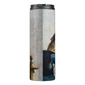 Johannes Vermeer - De Lacemaker Thermosbeker (Achterkant)