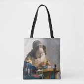 Johannes Vermeer - De Lacemaker Tote Bag (Voorkant)