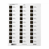 Johannes Vermeer - De liefdesbrief Etiket (Full Sheet)