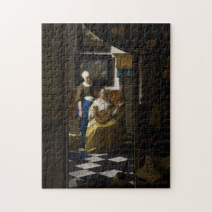 Johannes Vermeer - De liefdesbrief Legpuzzel