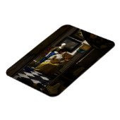Johannes Vermeer - De liefdesbrief Magneet (Linkerzijde)