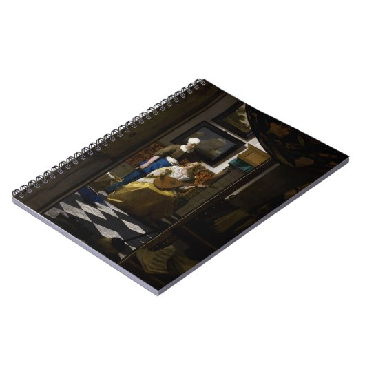 Johannes Vermeer - De liefdesbrief Notitieboek (Linkerzijde)