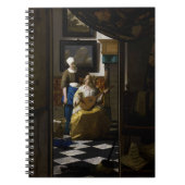 Johannes Vermeer - De liefdesbrief Notitieboek (Voorkant)