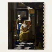Johannes Vermeer - De liefdesbrief Planner (Achterkant)