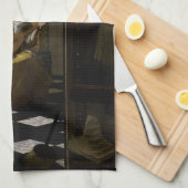 Johannes Vermeer - De liefdesbrief Theedoek (Quarter Fold)