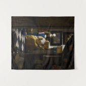 Johannes Vermeer - De liefdesbrief Wandkleed (Voorkant (horizontaal))