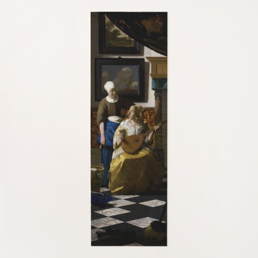 Johannes Vermeer - De liefdesbrief Yogamat (Voorkant)