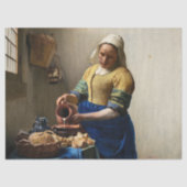 Johannes Vermeer - De Melkmeid Tissuepapier (Voorkant)
