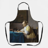 Johannes Vermeer - Een dame die een brief schrijft Schort (Voorkant)