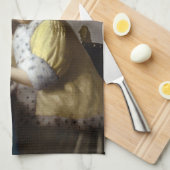 Johannes Vermeer - Een dame die een brief schrijft Theedoek (Quarter Fold)