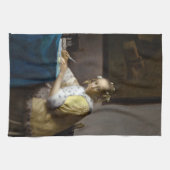 Johannes Vermeer - Een dame die een brief schrijft Theedoek (Horizontaal)