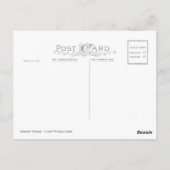 Johannes Vermeer, een dame die een Briefkaart met (Achterkant)