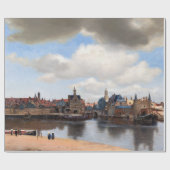 Johannes Vermeer - Gezicht op Delft Cadeaupapier (Vlak)
