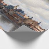 Johannes Vermeer - Gezicht op Delft Cadeaupapier (Hoek)