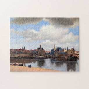 Johannes Vermeer - Gezicht op Delft Legpuzzel