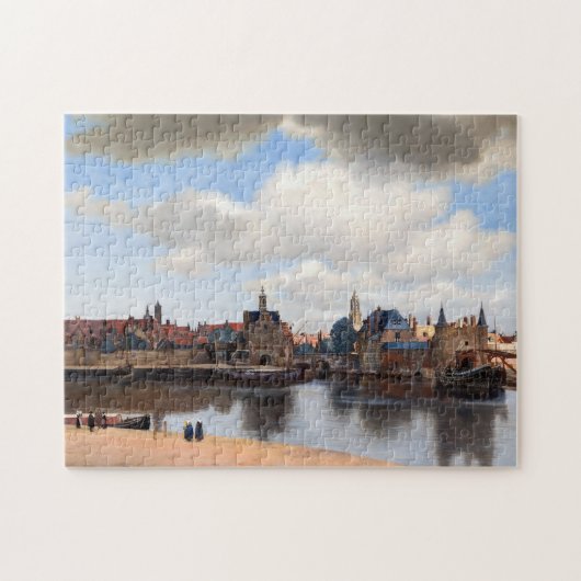 Johannes Vermeer - Gezicht op Delft Legpuzzel (Horizontaal)