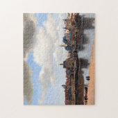 Johannes Vermeer - Gezicht op Delft Legpuzzel (Verticaal)